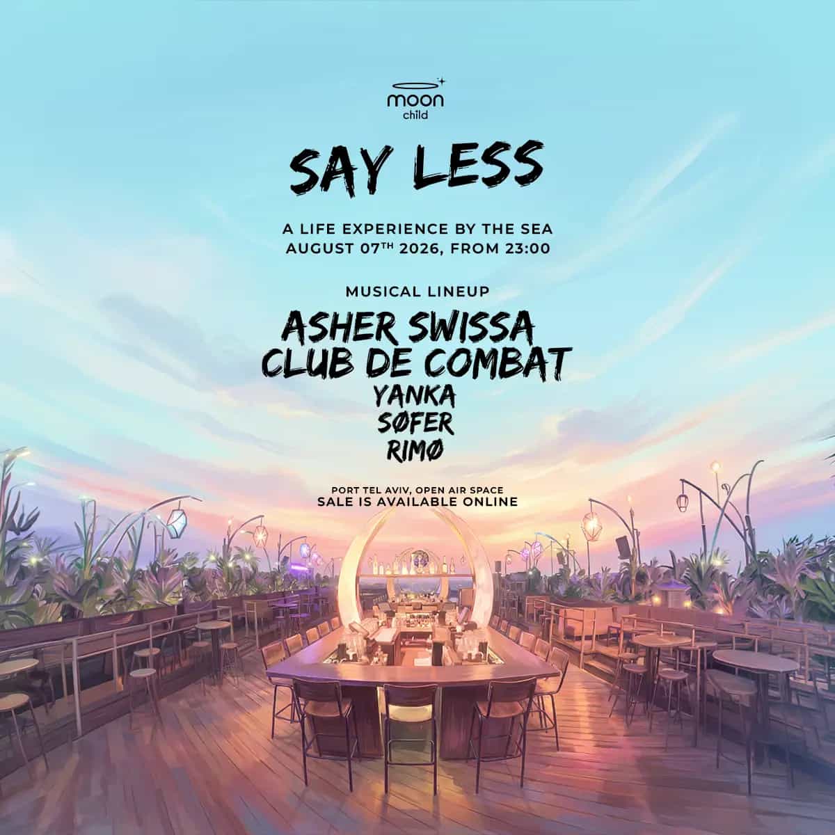 ASHER SWISSA x CLUB DE COMBAT • FRIDAY OPEN AIR