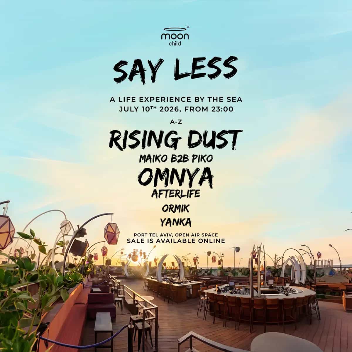OMNYA x RISING DUST • FRIDAY OPEN AIR