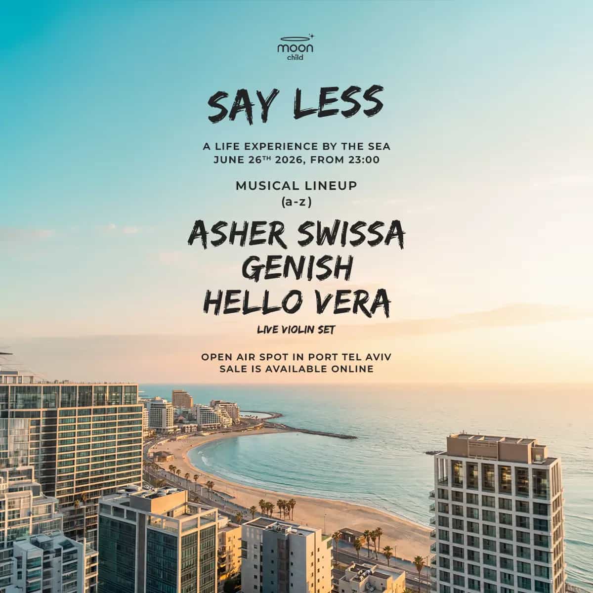 ASHER SWISSA x GENISH • FRIDAY OPEN AIR