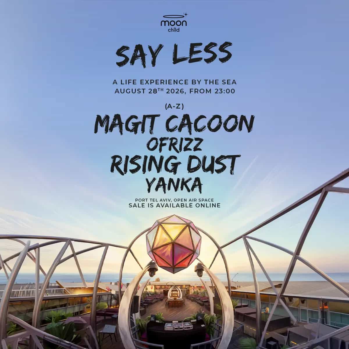 RISING DUST x MAGIT CACCON • FRIDAY OPEN AIR
