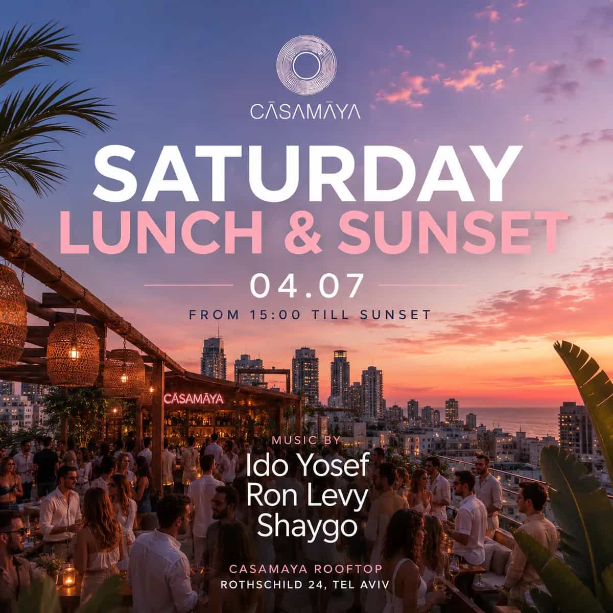 ALL WHITE SATURDAY // CASAMAYA ROOFTOP