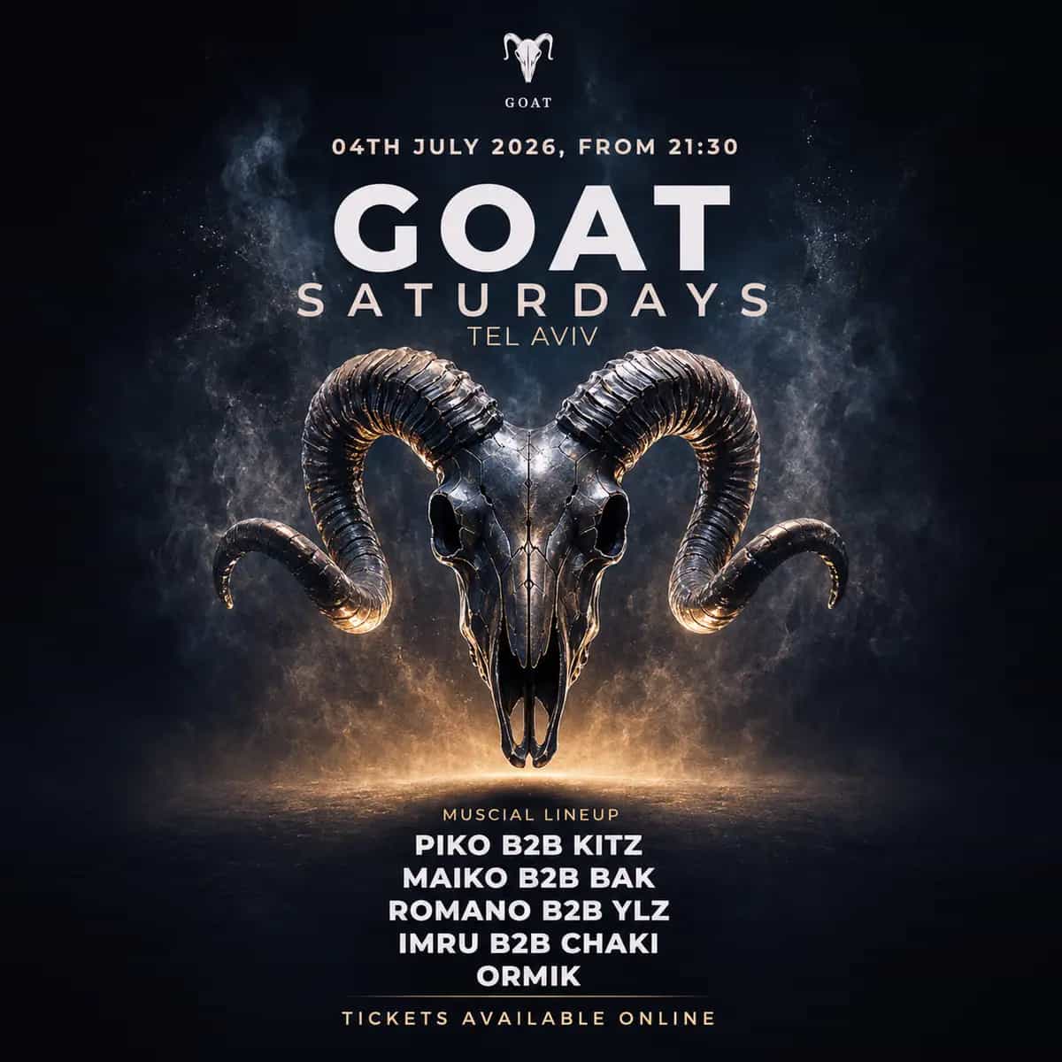  Saturday GOAT // 04.07