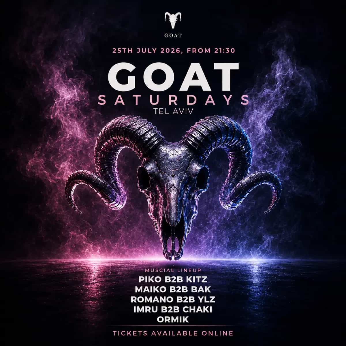  Saturday GOAT // 25.07