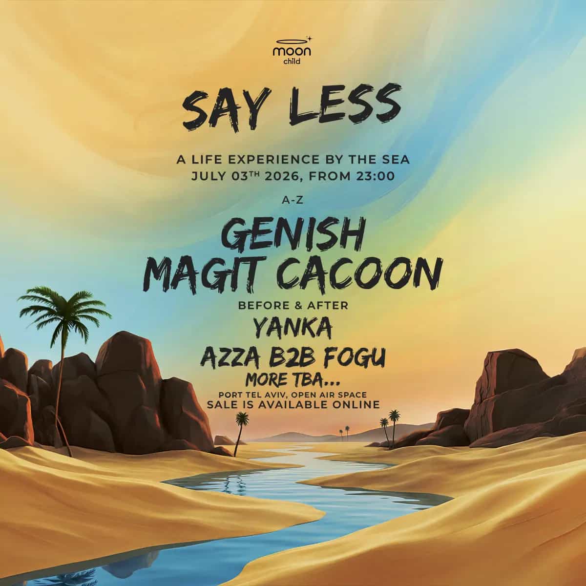 MAGIT CACCON x GENISH • FRIDAY OPEN AIR