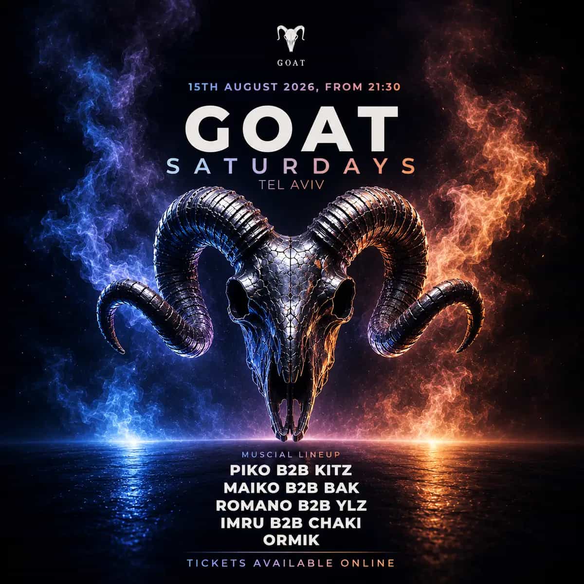 Saturday GOAT // 15.08