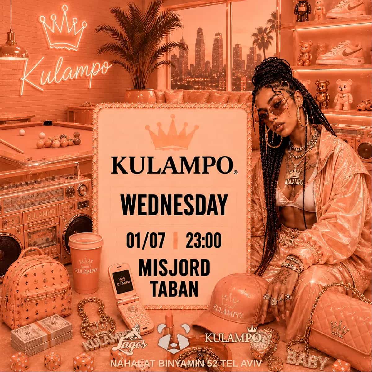 KULAMPO I Wednesday 01/07 I PANDA TLV​
