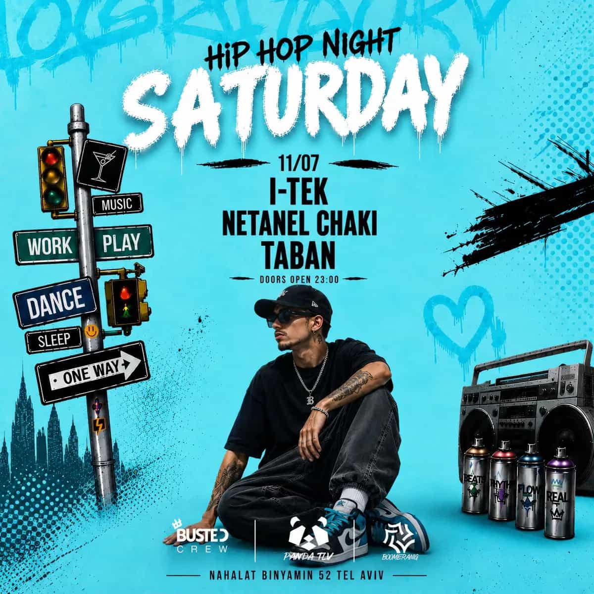  BOOMERANG I SATURDAY 11/07 I PANDA TLV​