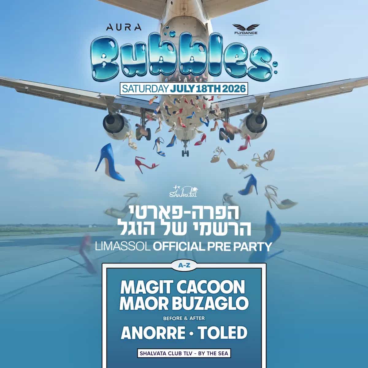 BUBBLES X AURA LIMASSOL OFFICIAL PRE PARTY