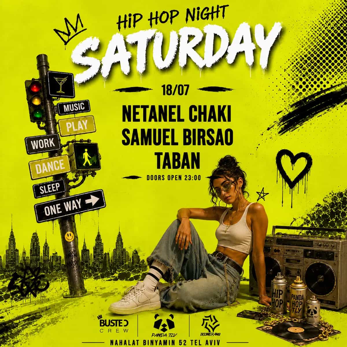  BOOMERANG I SATURDAY 18/07 I PANDA TLV​