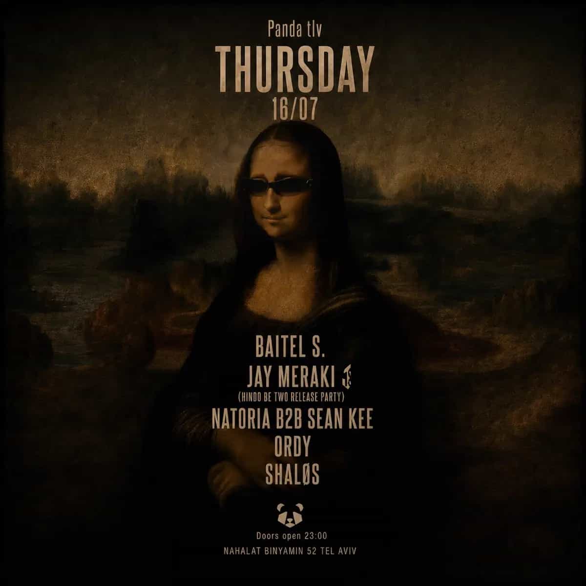  16/07 |THURSDAY | PANDA TLV