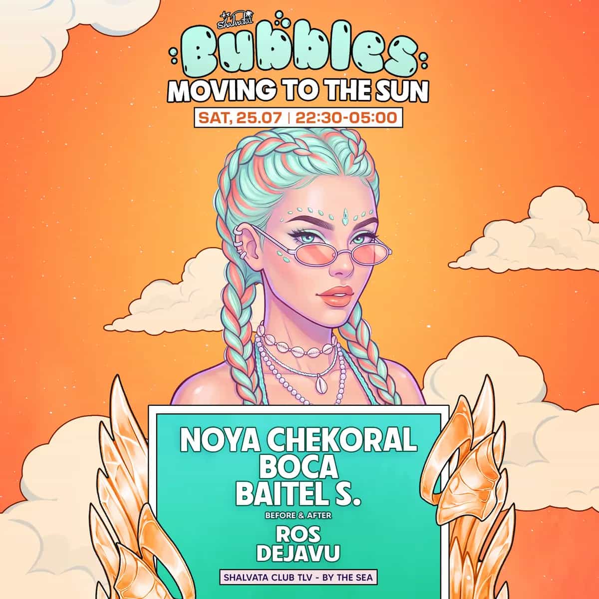 BUBBLES – MOVING TO THE SUN 25.07 | SATURDAY 