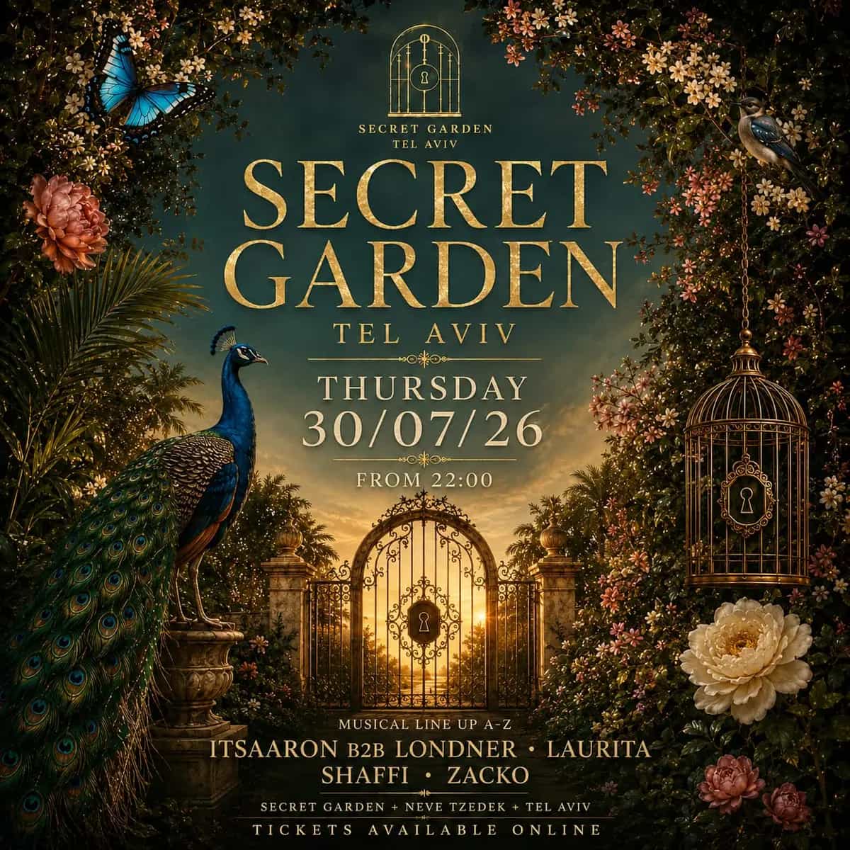 🌿THURSDAY SECRET GARDEN TLV🌿