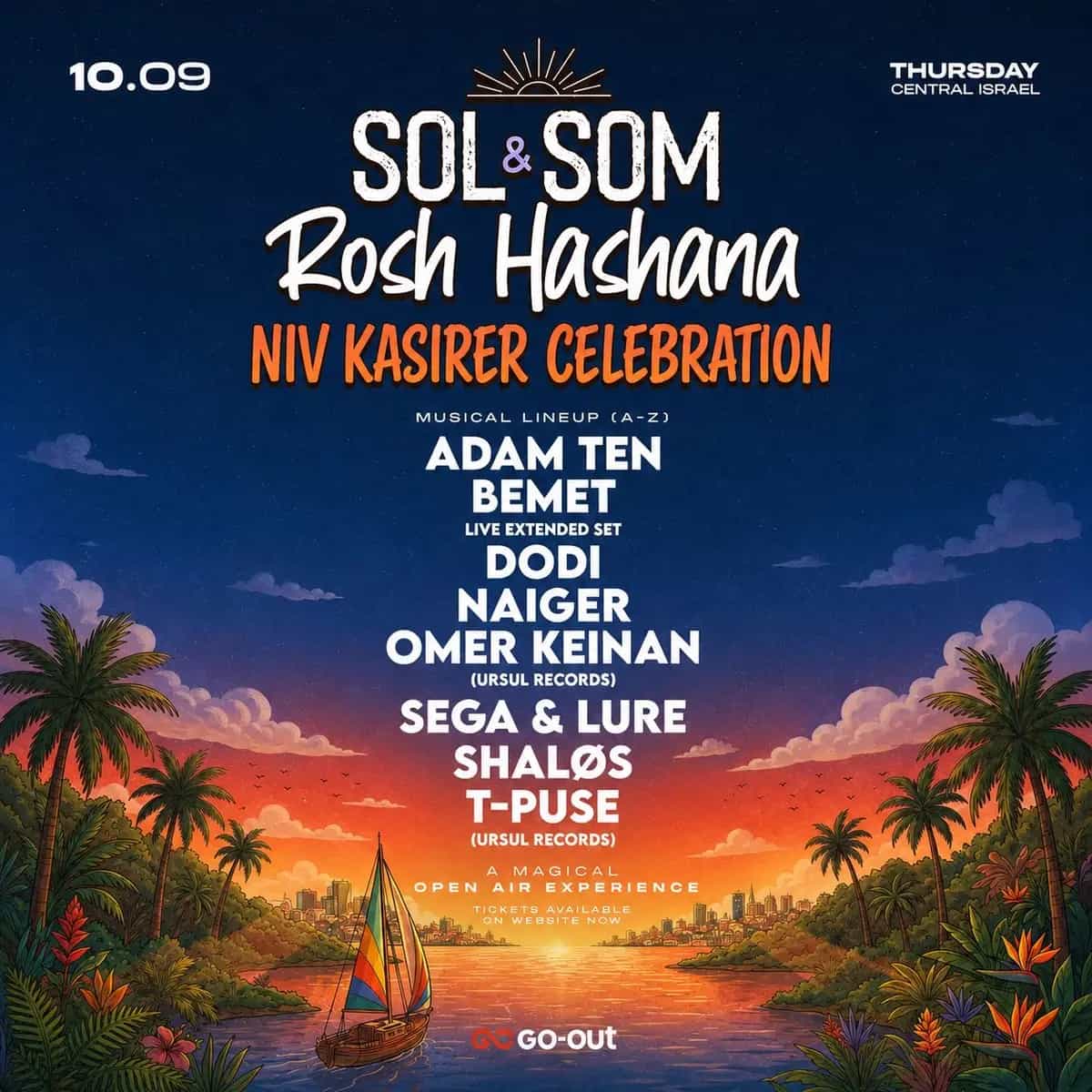 NIV KASIRER CELEBRATION - SOL&SOM - 10.9 