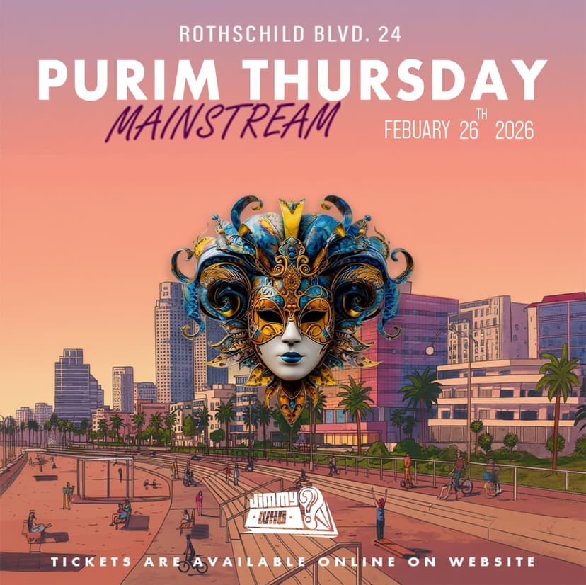 PURIM MAINSTAREM JIMMY WHO? // 26.2🎭