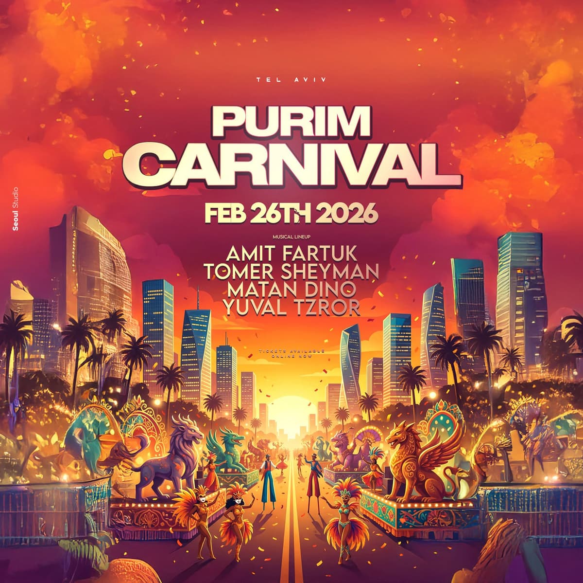 פורים מיינסטרים בקבוע • בר חופשי🍾|26.2