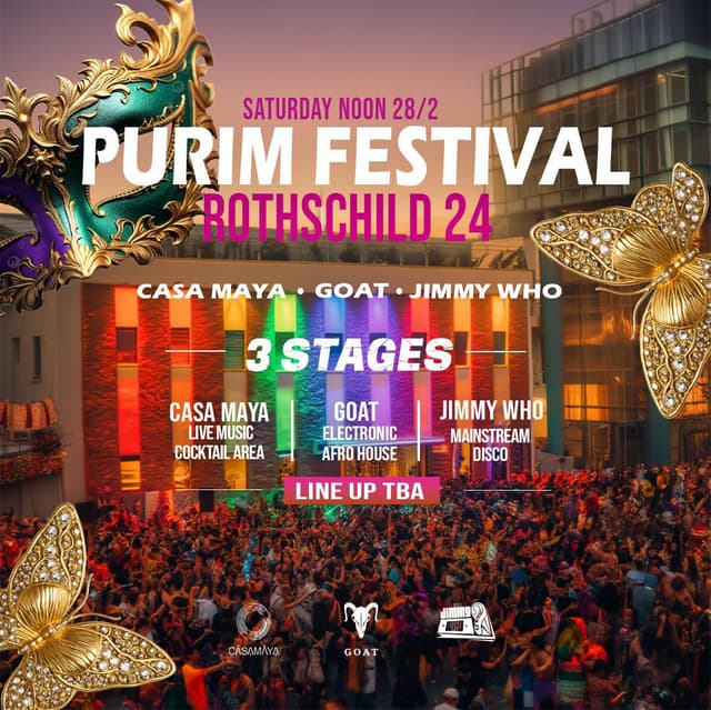 ROTHSCHILD PURIM FEST • 3 STAGE | 28.2 