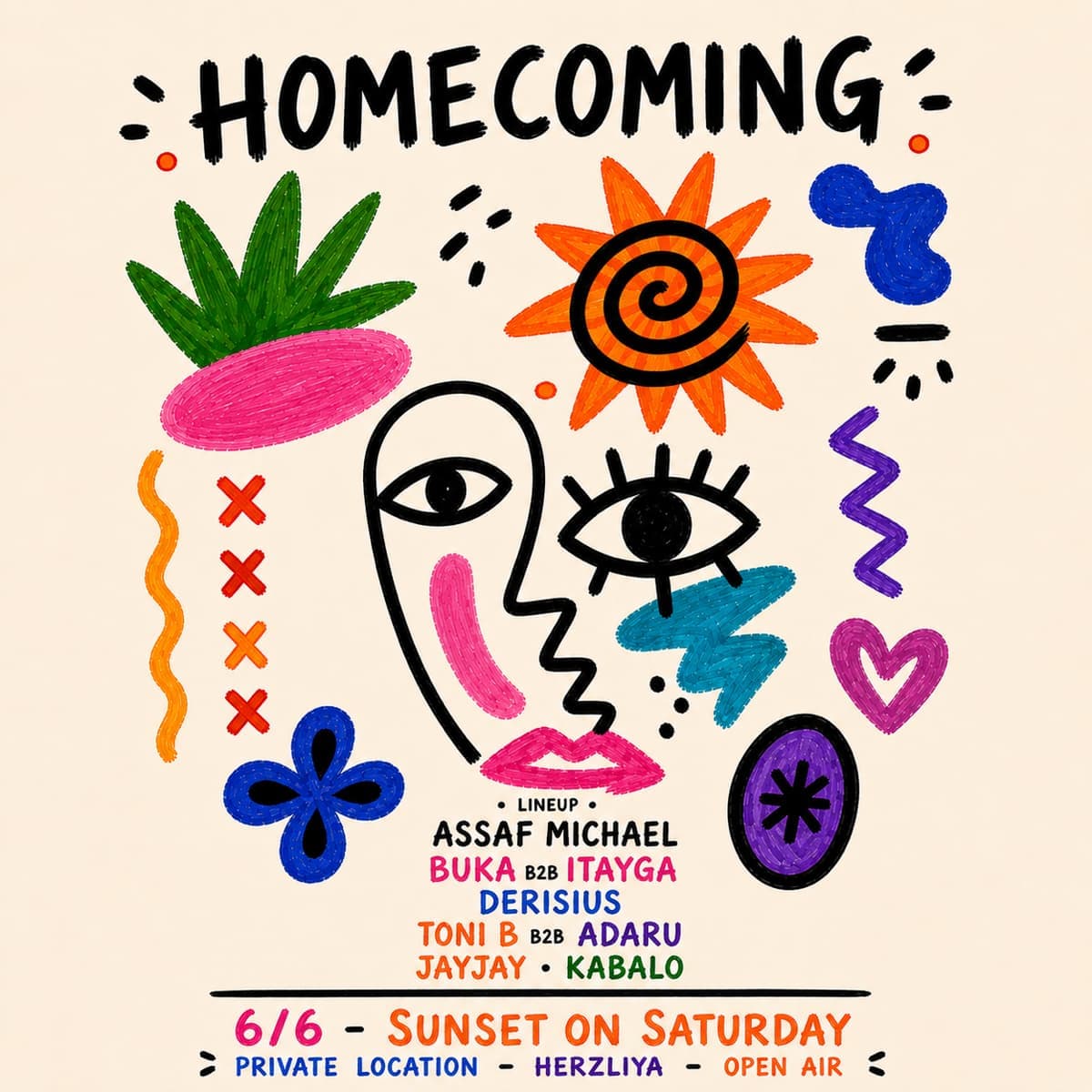HOMECOMING - Sunset on Saturday- 6/6