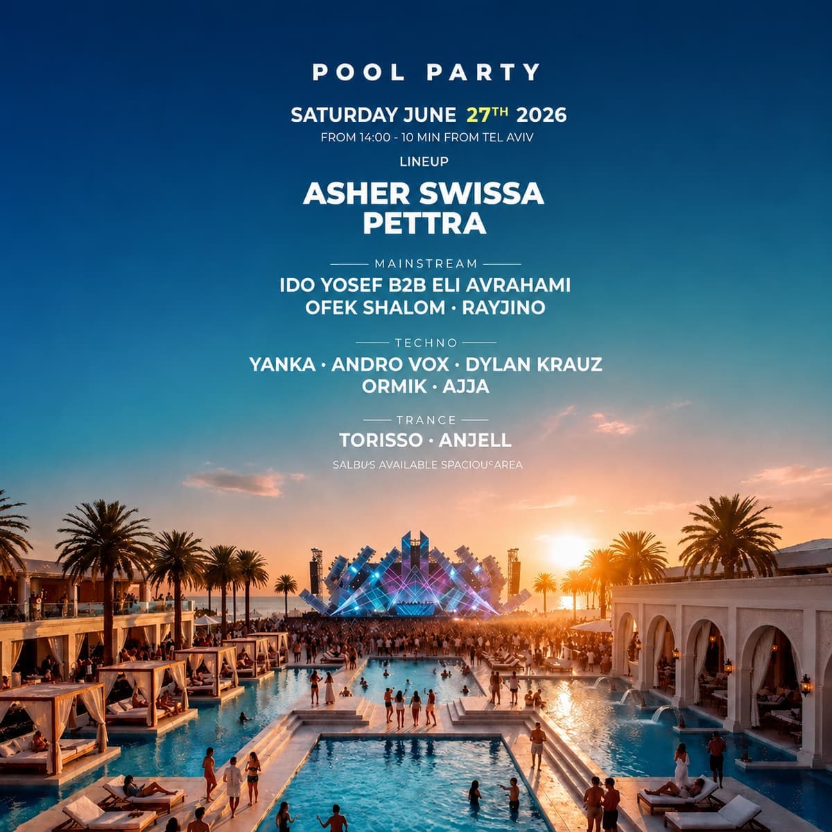 POOL PARTY • ASHER SWISSA & PETTRA
