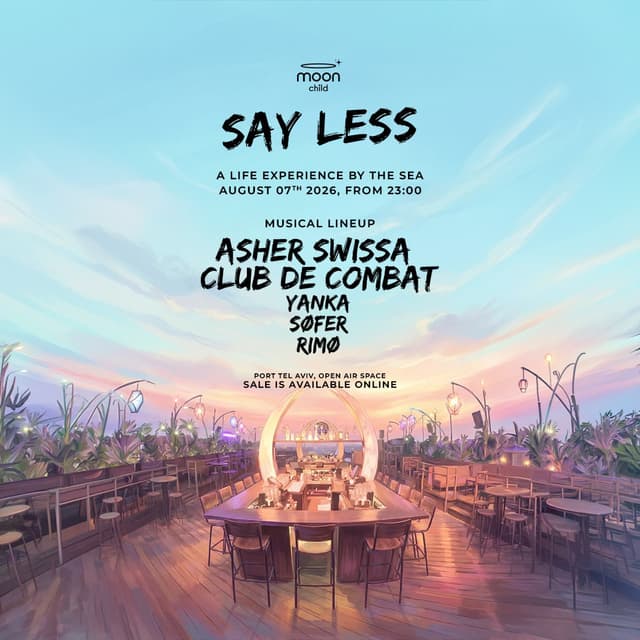 ASHER SWISSA x CLUB DE COMBAT • FRIDAY OPEN AIR