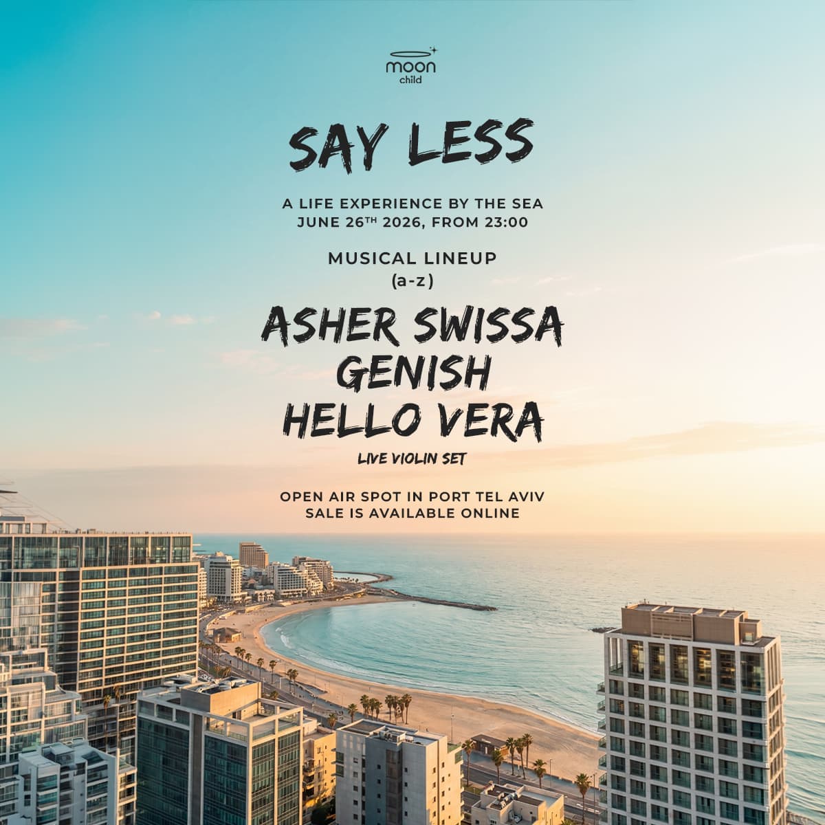 ASHER SWISSA x GENISH • FRIDAY OPEN AIR