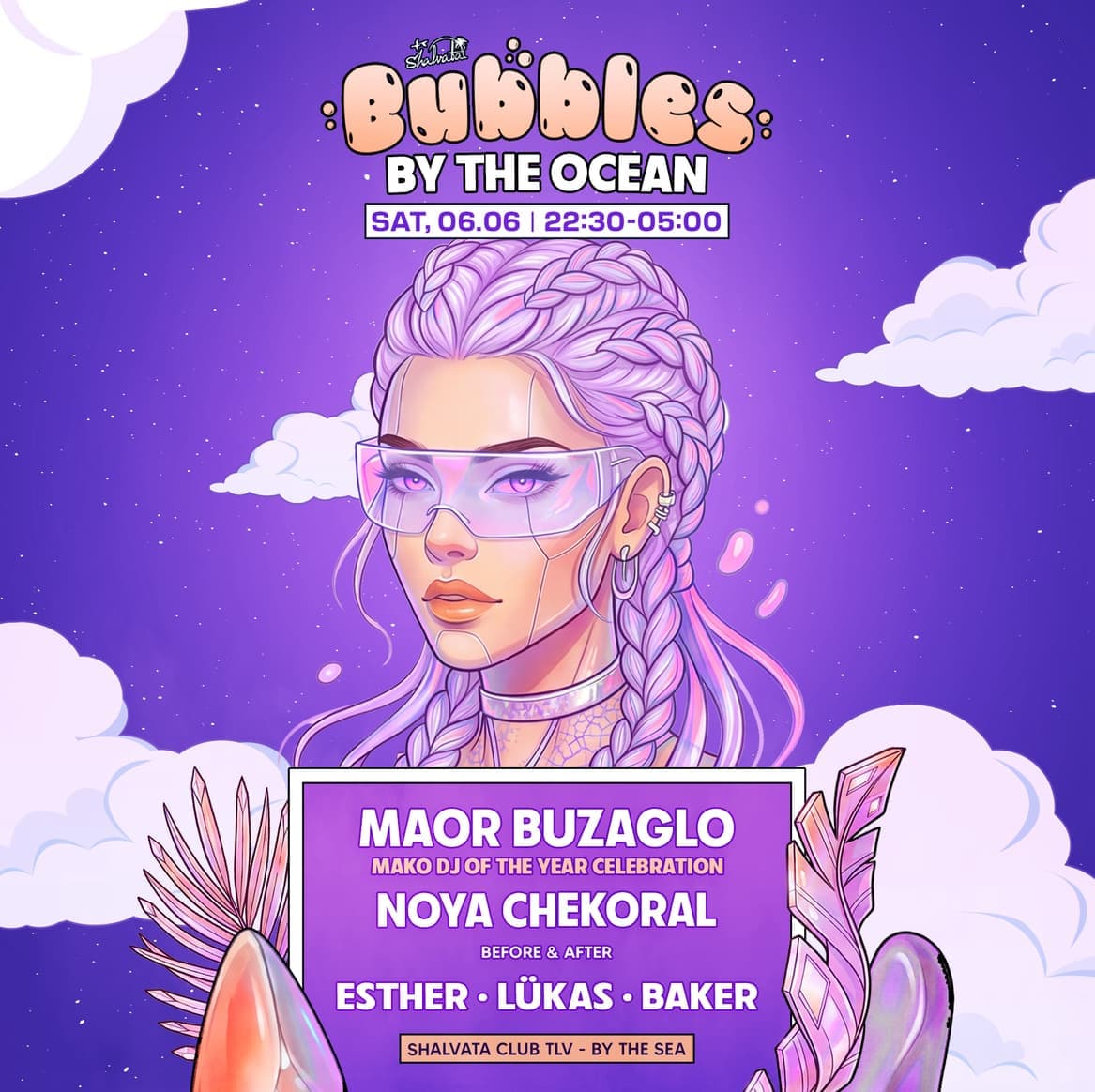 BUBBLES BY THE OCEAN ‏06.06 | SATURDAY