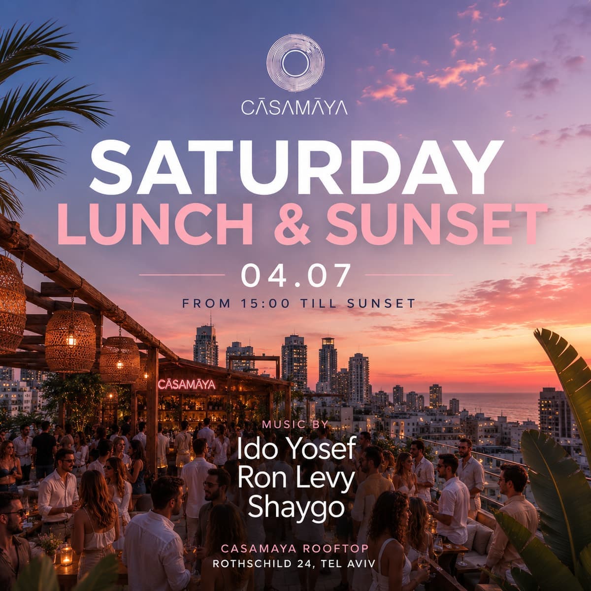 ALL WHITE SATURDAY // CASAMAYA ROOFTOP