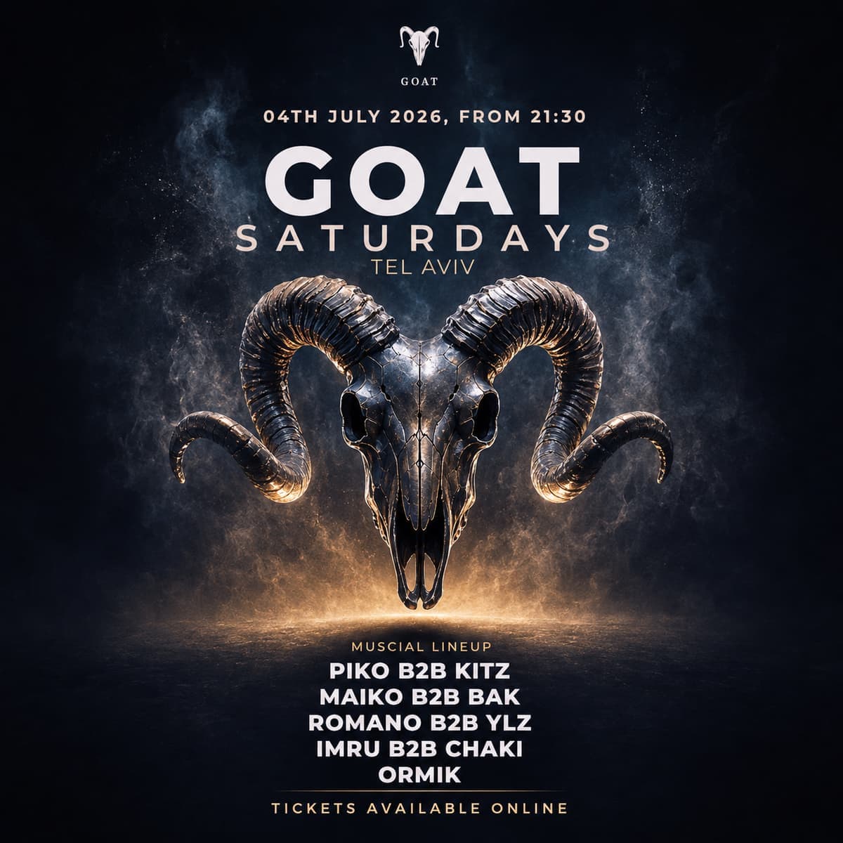  Saturday GOAT // 04.07