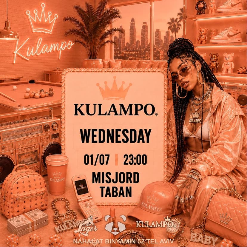 KULAMPO I Wednesday 01/07 I PANDA TLV​