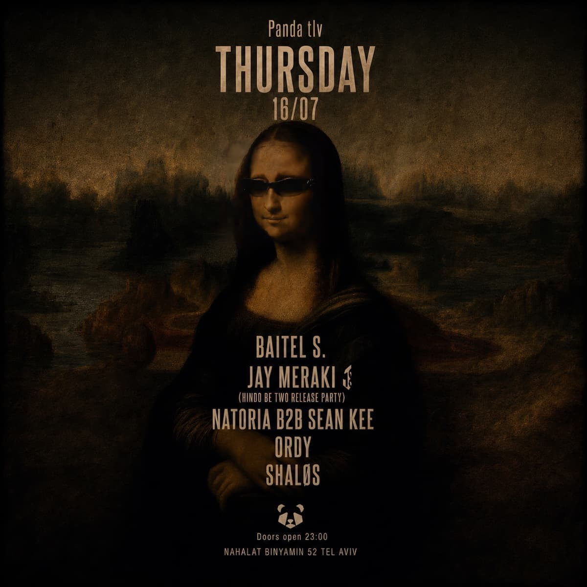  16/07 |THURSDAY | PANDA TLV