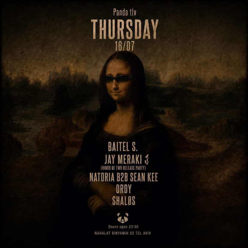  16/07 |THURSDAY | PANDA TLV