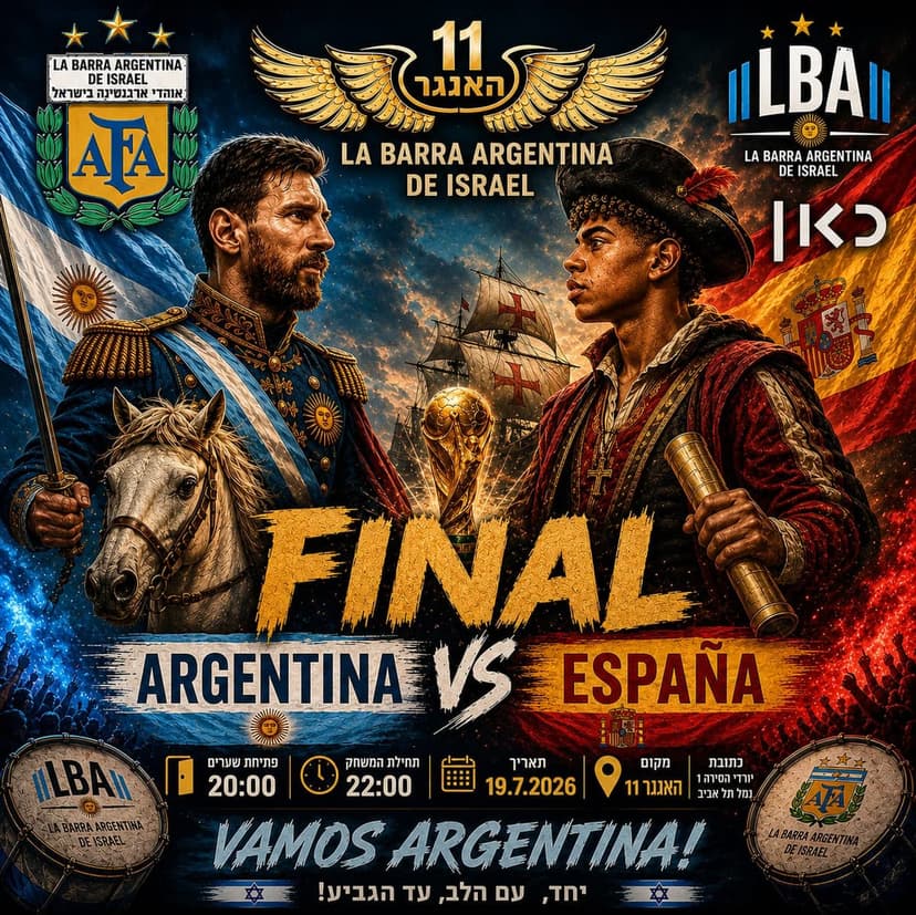 Argentina vs España la final hangar 11