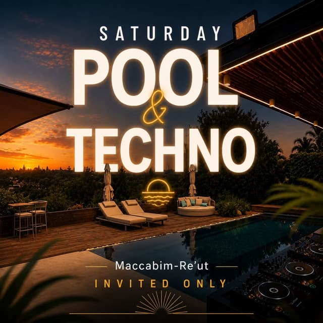 Saturday Pool & Techno