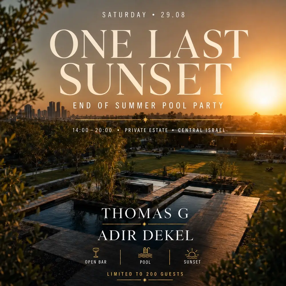  𝑶𝑵𝑬 𝑳𝑨𝑺𝑻 𝑺𝑼𝑵𝑺𝑬𝑻 🌅  END OF SUMMER • PRIVATE VILLA POOL PARTY