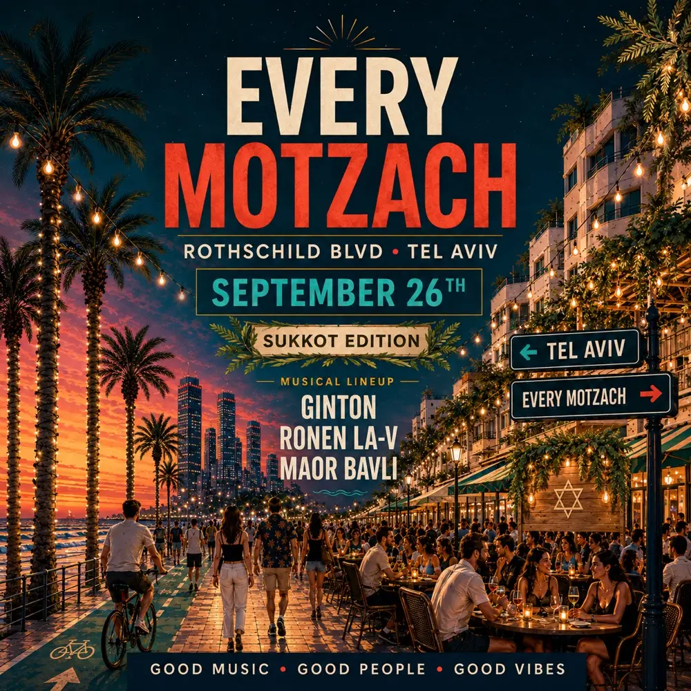 SUKKOT • EVERY MOTZACH // 26.9🍋