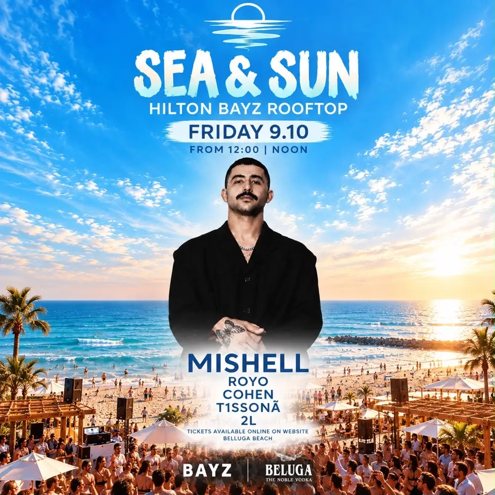  SEA & SUN bayz rooftop 3.10 SUKKOT