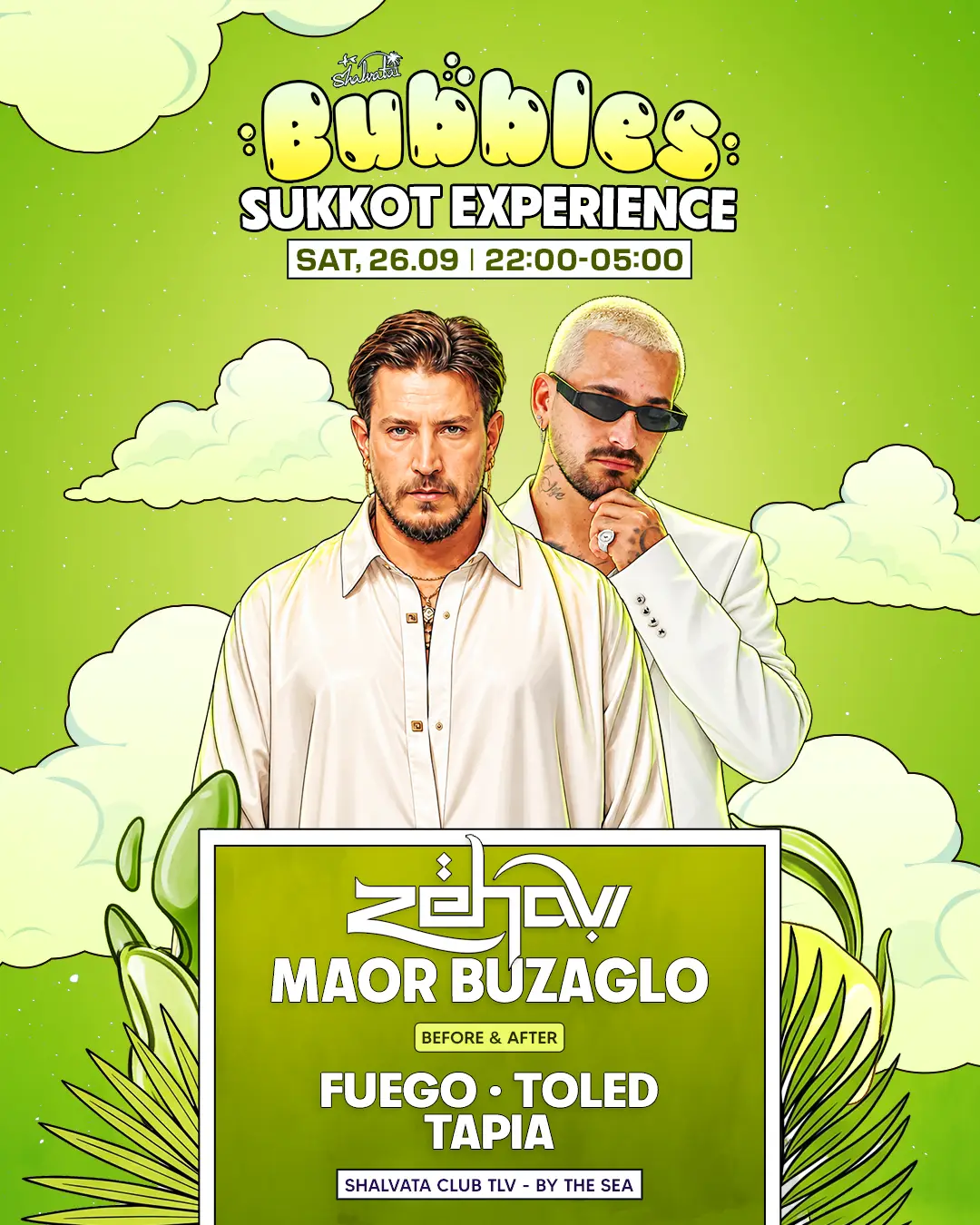BUBBLES - SUKKOT EXPERIENCE 26.09 | SATURDAY 