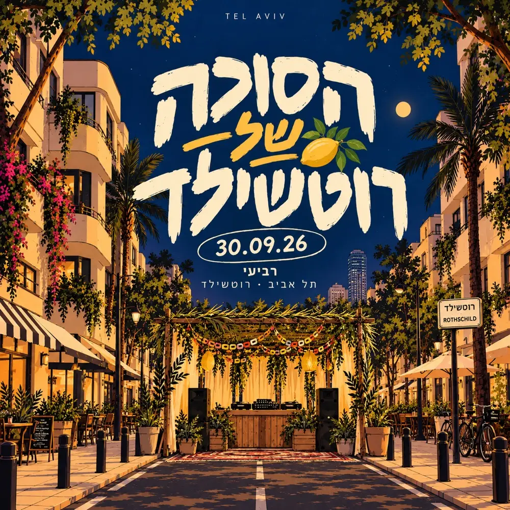 הסוכה של רוטשילד • 30.09🍋