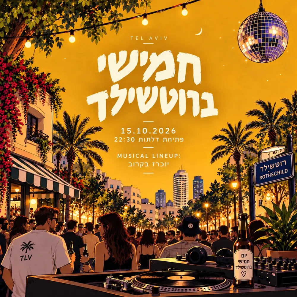 חמישי ברוטשילד • 15.10🌇