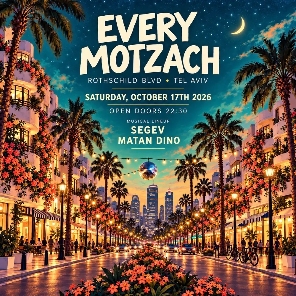 EVERY MOTZACH • ROTHSCHILD // 17.10🗼