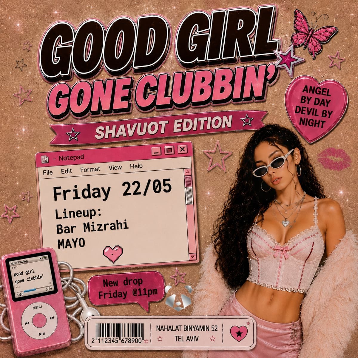 Y2K P0PI Friday 22/05 I PANDA TLV Y2K P0PI Friday 22/05 I PANDA TLV