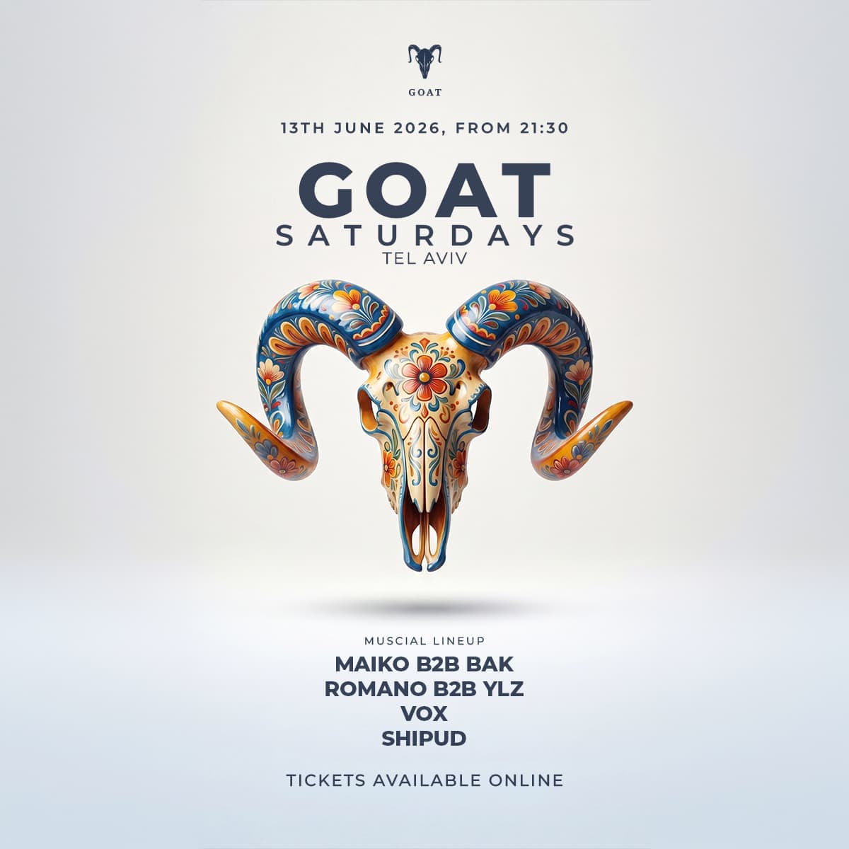 Saturday GOAT // 13.06 Saturday GOAT // 13.06