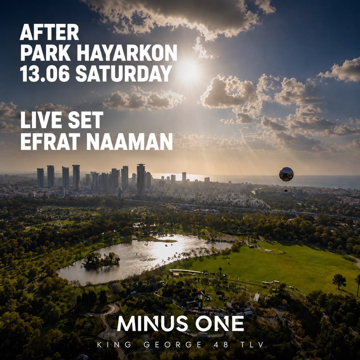 MINUS ONE |AFTER PARK HAYARKON| 13.6 MINUS ONE |AFTER PARK HAYARKON| 13.6