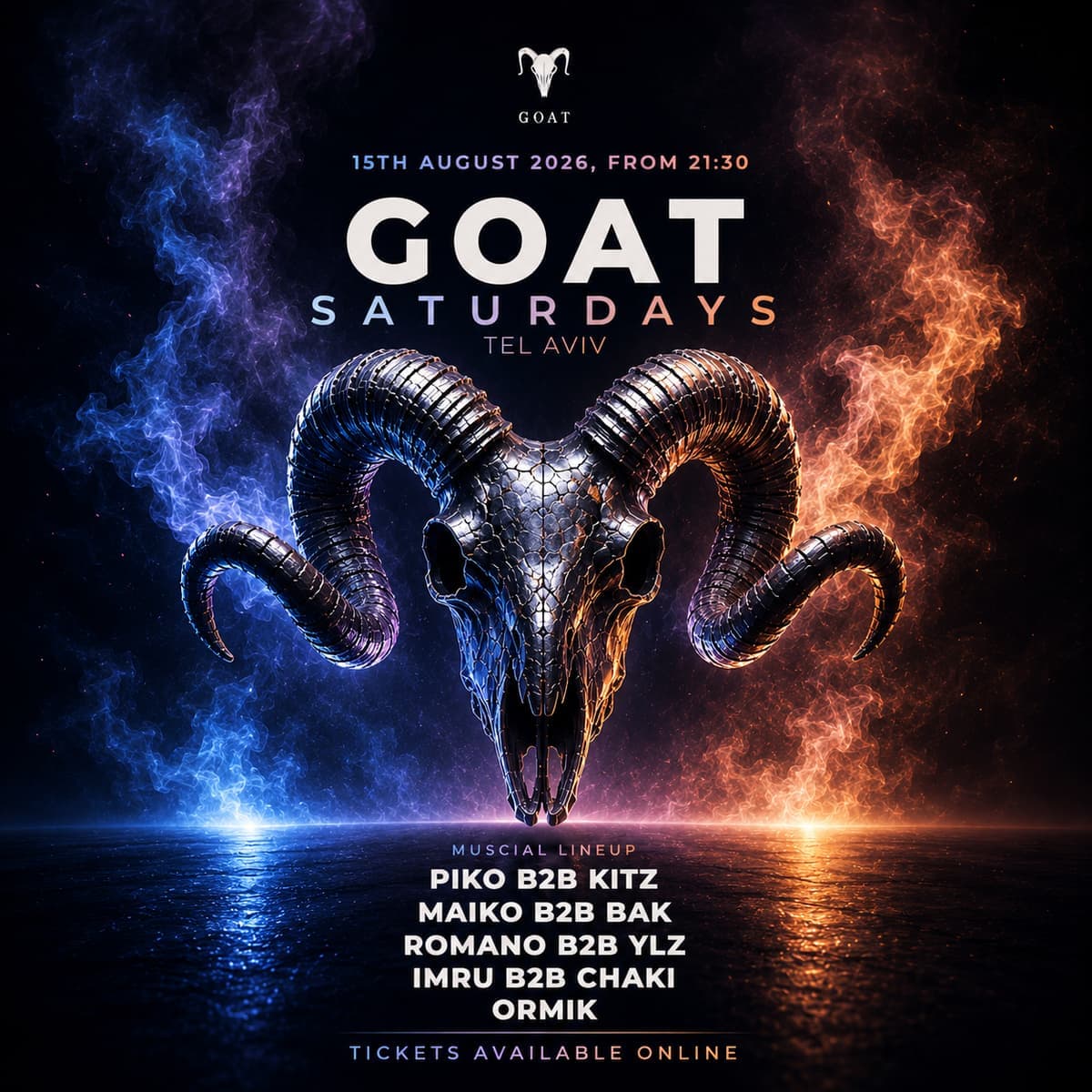 Saturday GOAT // 15.08 Saturday GOAT // 15.08