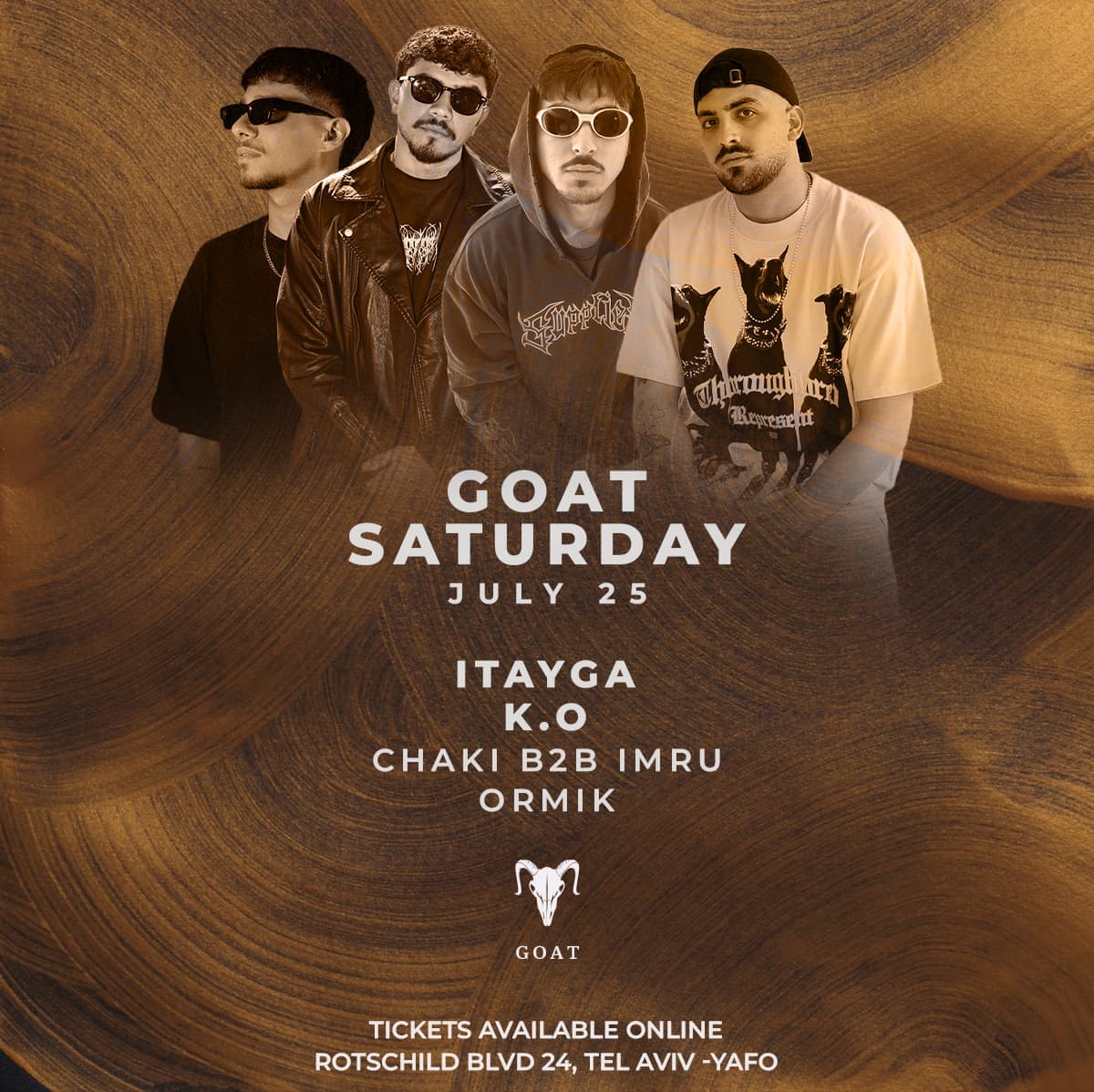 Saturday GOAT // 25.7 Saturday GOAT // 25.7