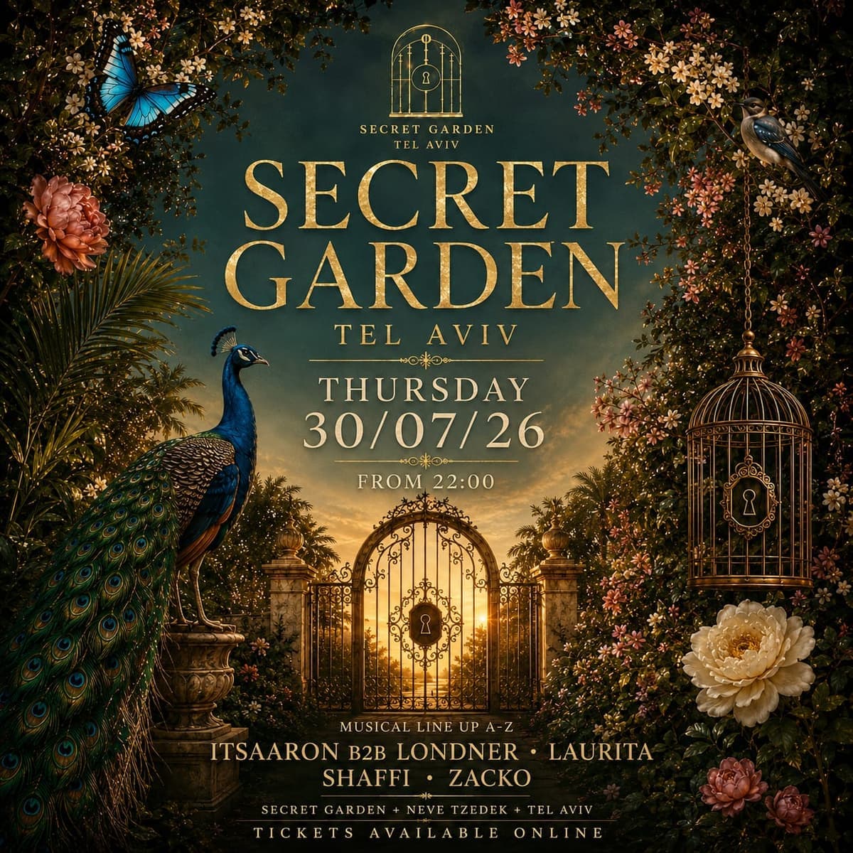 🌿THURSDAY SECRET GARDEN TLV🌿 🌿THURSDAY SECRET GARDEN TLV🌿