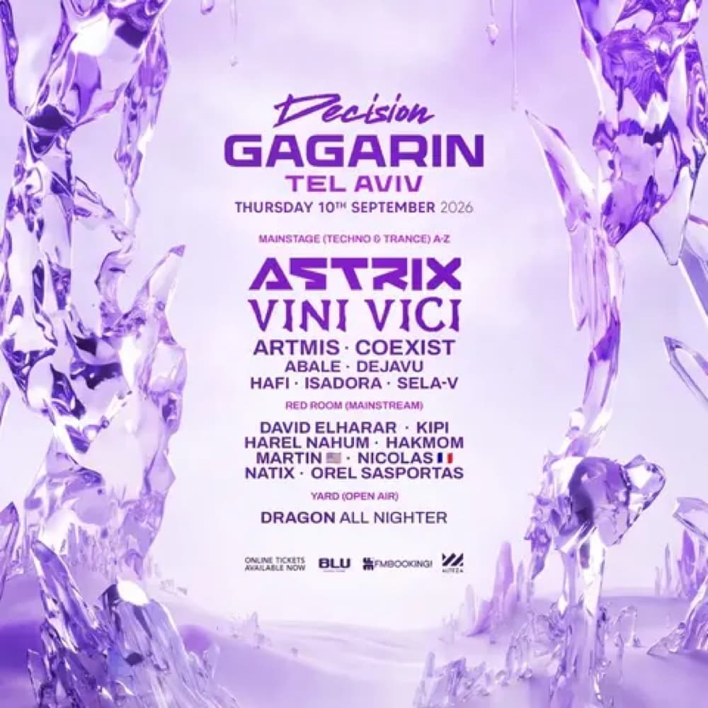 DECISION FESTIVAL | GAGARIN TLV | 10.09 DECISION FESTIVAL | GAGARIN TLV | 10.09